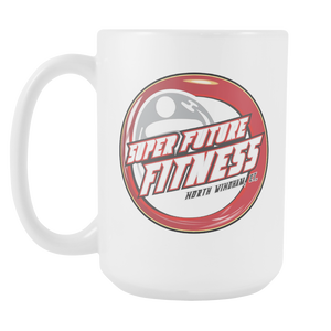 Super Future Fitness Coffee Mug - Original Logo White