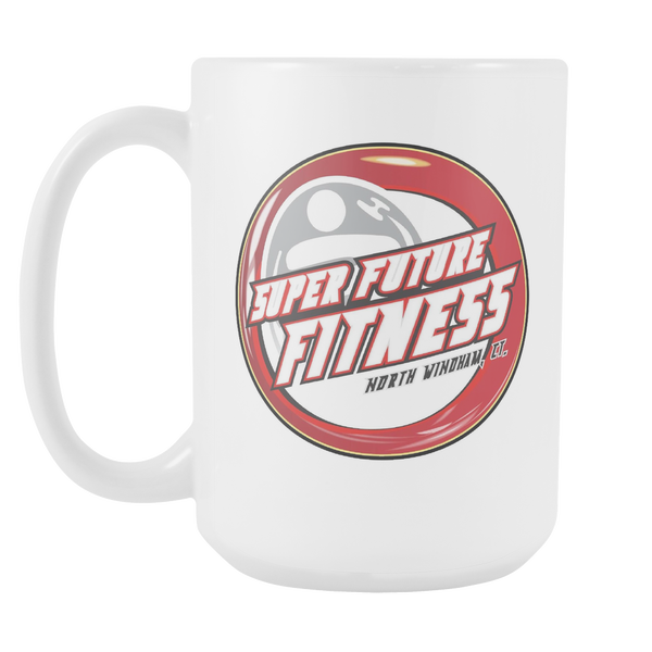 Super Future Fitness Coffee Mug - Original Logo White